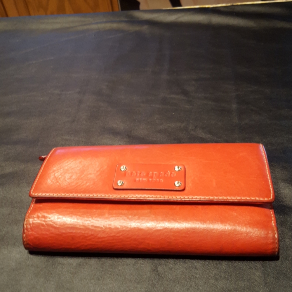 Kate Spade Red Leather Wallet